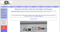 Desktop Screenshot of earlytelevision.org