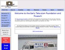Tablet Screenshot of earlytelevision.org